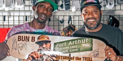 Stevie Williams Links Up With Bun B for “Saved by Skateboarding” Event