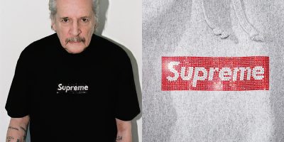 Supreme Unveils 25th Anniversary Box Logo Modeled by Larry Clark