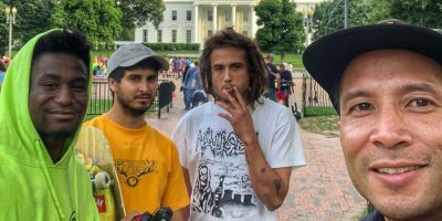 Taji Ameen & Friends Skate the White House in Honor of July 4th