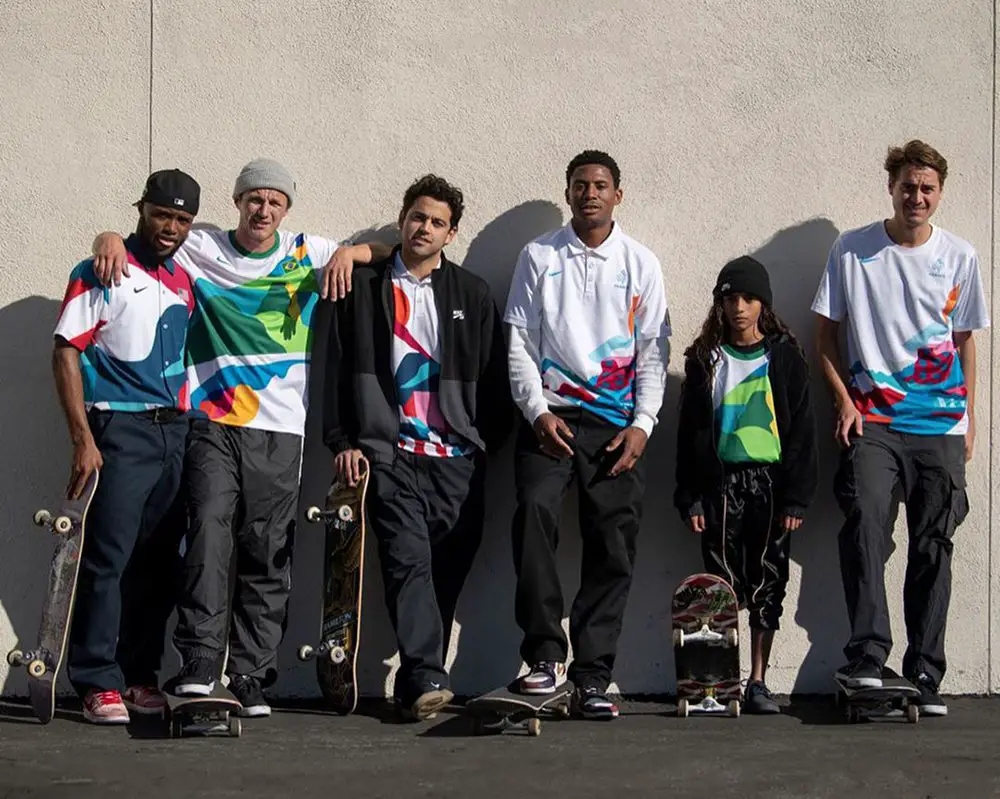 Olympic Skateboarding Uniforms 