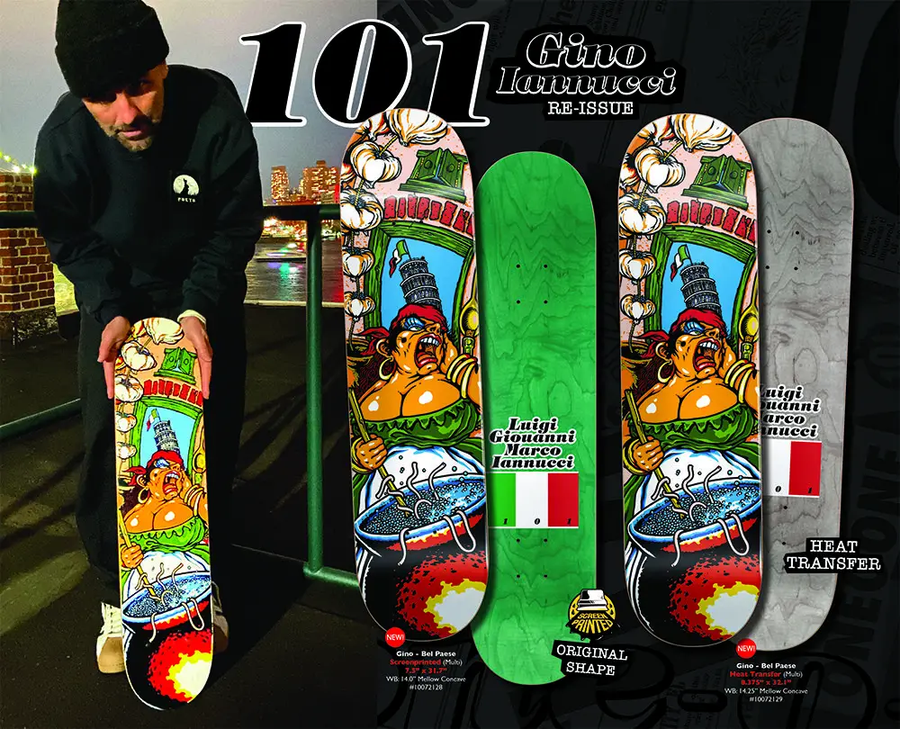 etiket Sneeuwwitje map Dwindle to Reissue Classic Gino Iannucci 101 Board ⋆ Skate Newswire