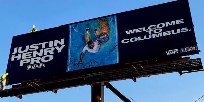 Quasi & Vans Rent Billboard to Turn Justin Henry Pro