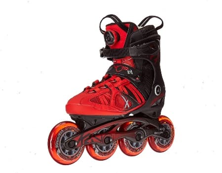 K2 Mens Vo2 90 Boa Red Inline Shoes