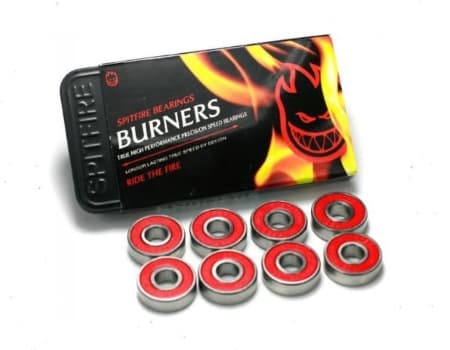 Spitfire Burner Skateboard Bearings One Size Red