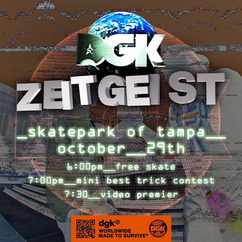 DKG Zeitgeist Video Premiers on October 29 at the Spot