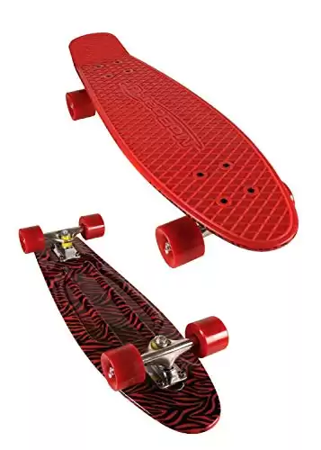 MoBoard Graphic Complete Skateboard 22'' Skateboard Wth Interchangeable Wheels